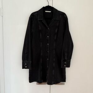 Abercrombie & Fitch Black Denim Jacket